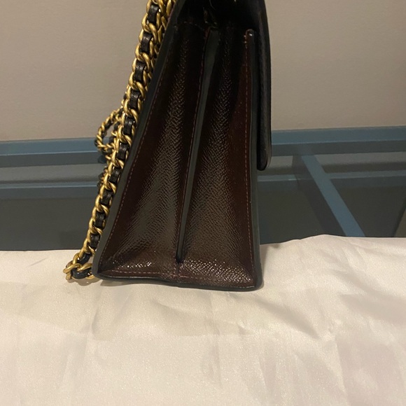 Elegant Burgundy Leather Shoulder Bag - Picture 6 of 6